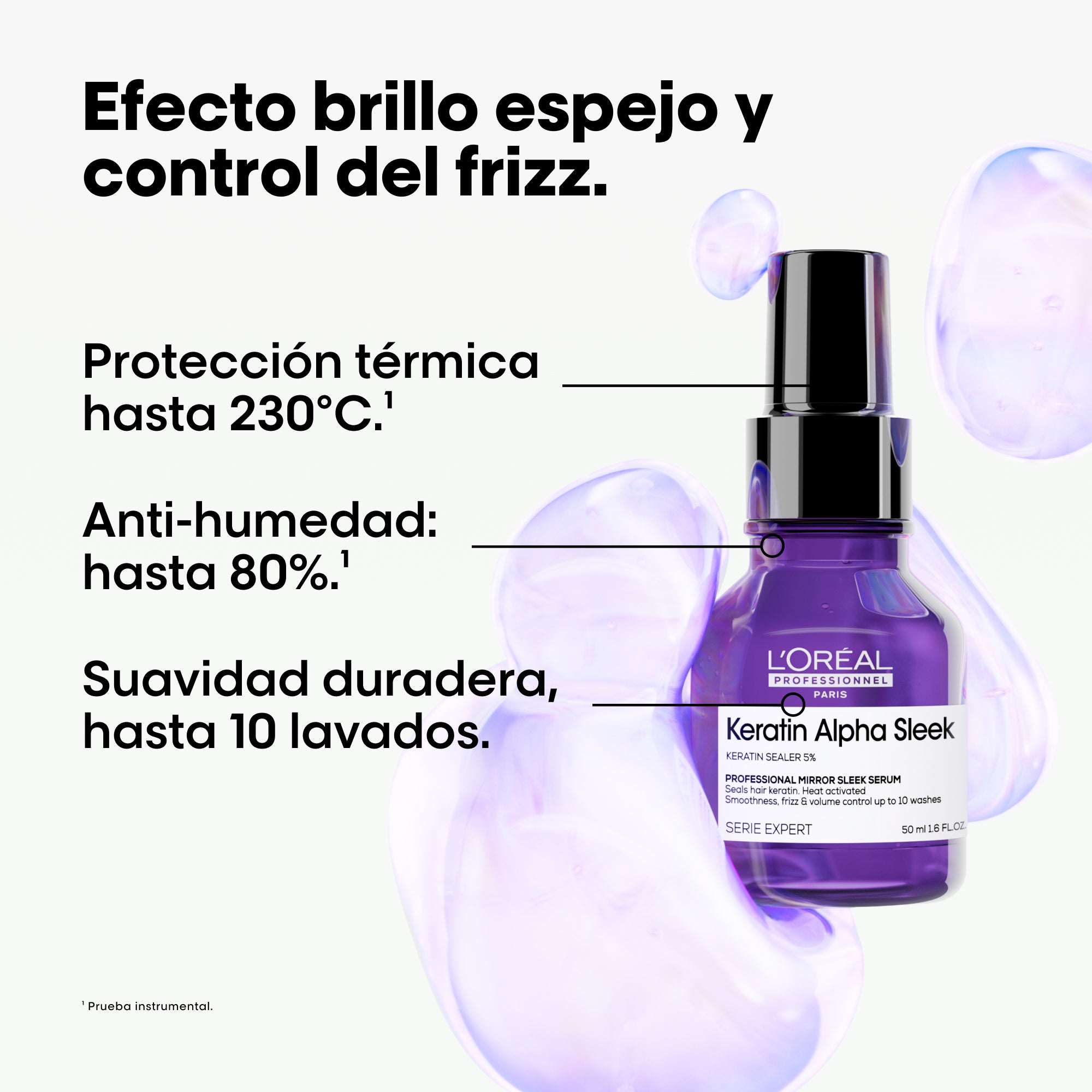 SÉRUM ANTI-FRIZZ TODO TIPO DE CABELLO KERATIN ALPHA SLEEK