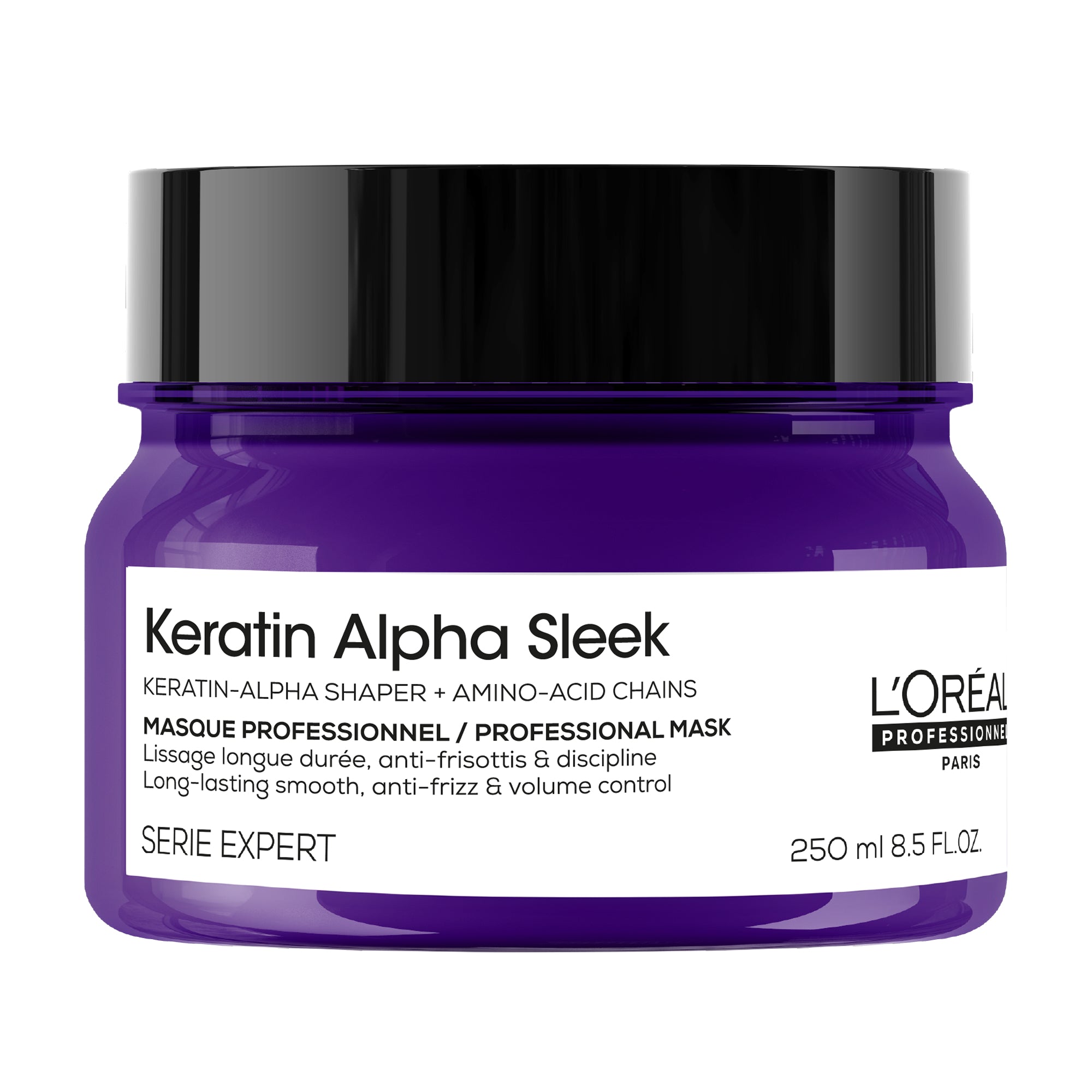 MÁSCARA ANTI-FRIZZ TODO TIPO DE CABELLO KERATIN ALPHA SLEEK
