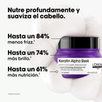 MÁSCARA ANTI-FRIZZ TODO TIPO DE CABELLO KERATIN ALPHA SLEEK