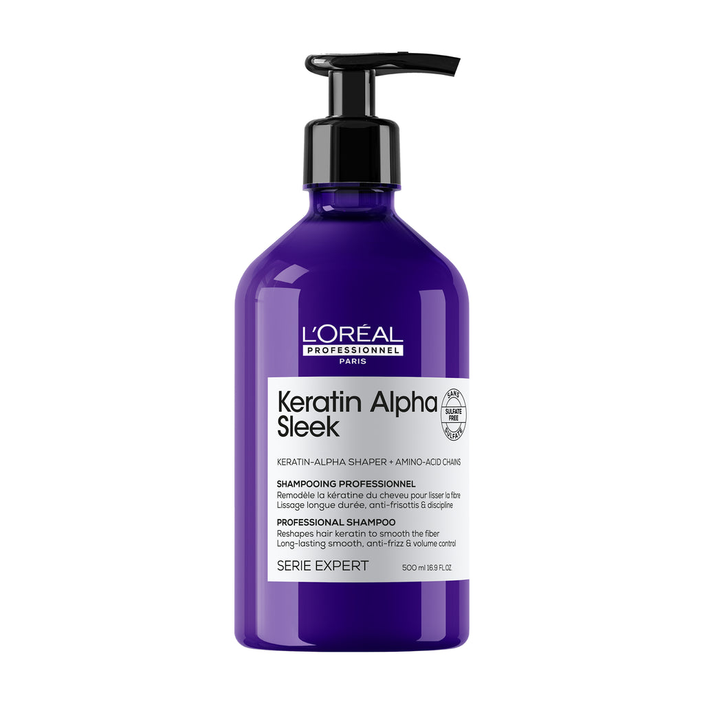 SHAMPOO ANTI-FRIZZ TODO TIPO DE CABELLO KERATIN ALPHA SLEEK