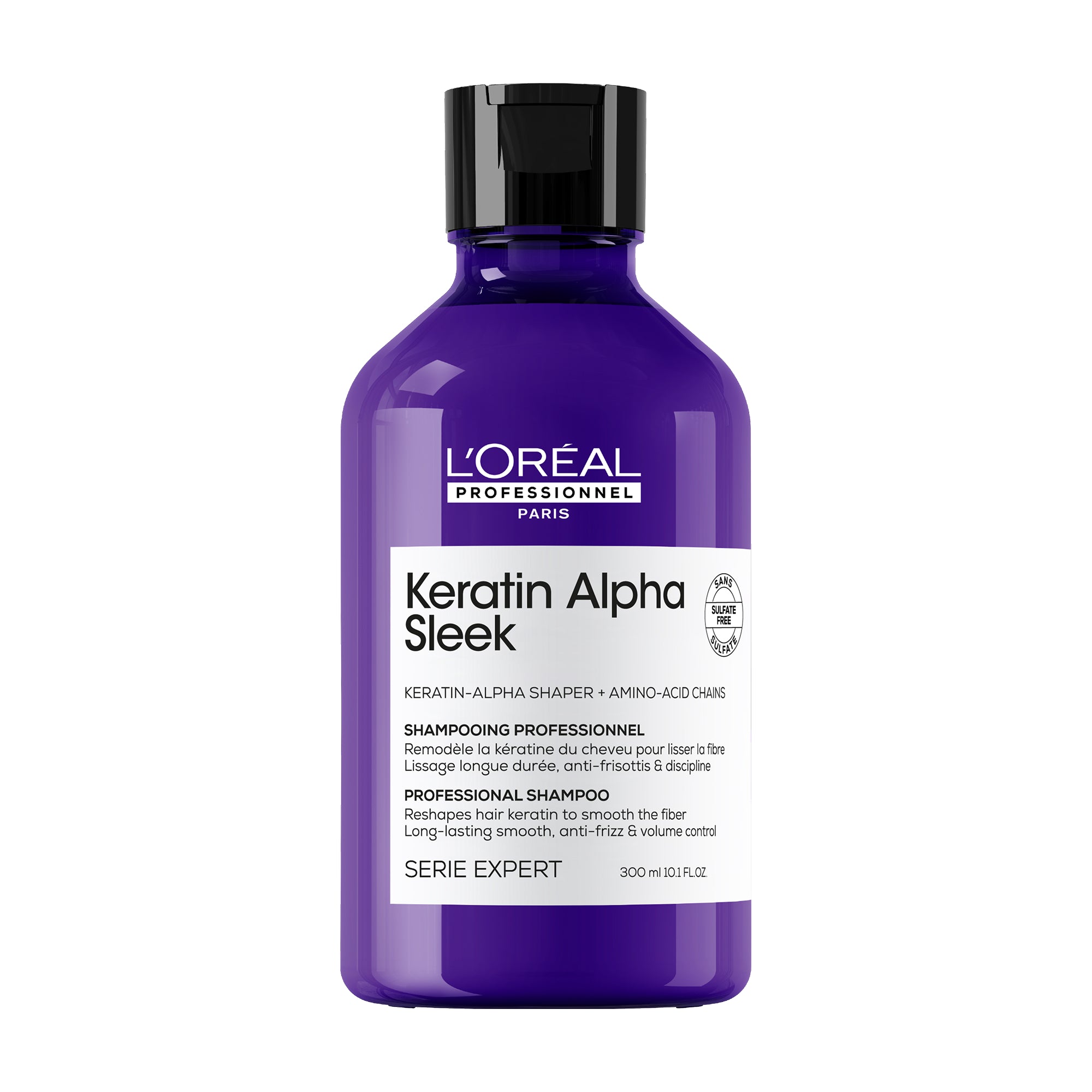 SHAMPOO ANTI-FRIZZ TODO TIPO DE CABELLO KERATIN ALPHA SLEEK