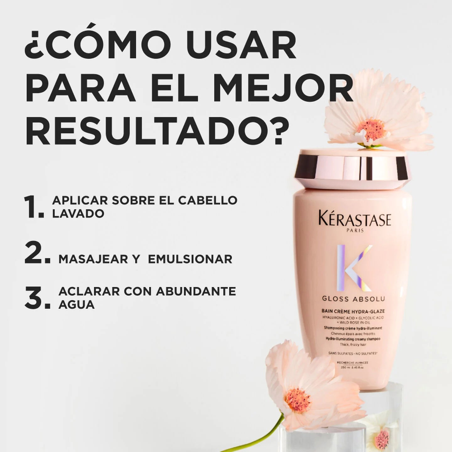 SHAMPOO BAIN CRÈME HYDRA-GLAZE