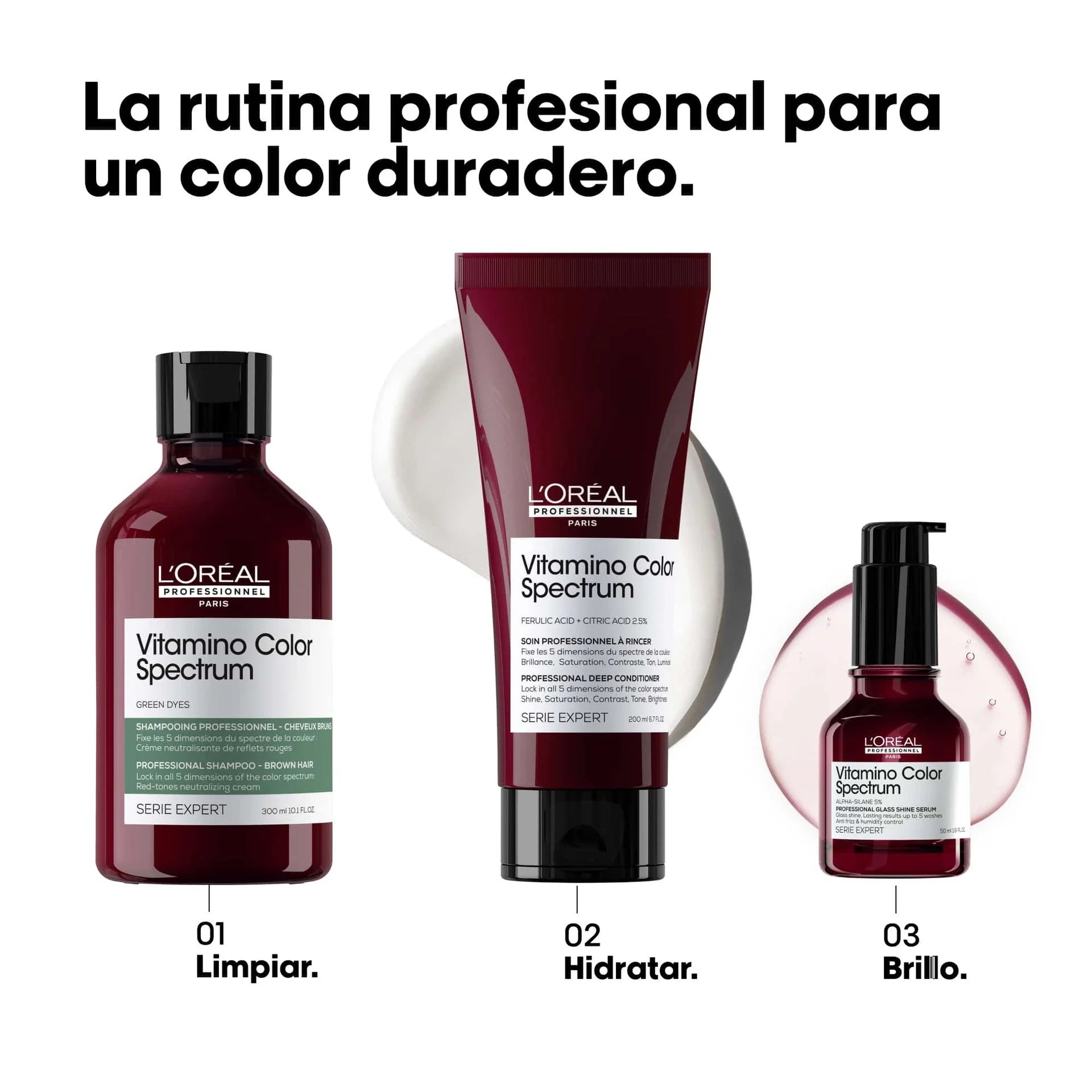 Vitamino Color Spectrum Shampoo Cabello Castaño