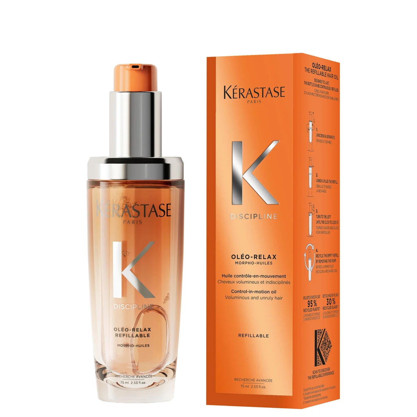 ACEITE OLEO-RELAX ANTI-FRIZZ RECARGABLE