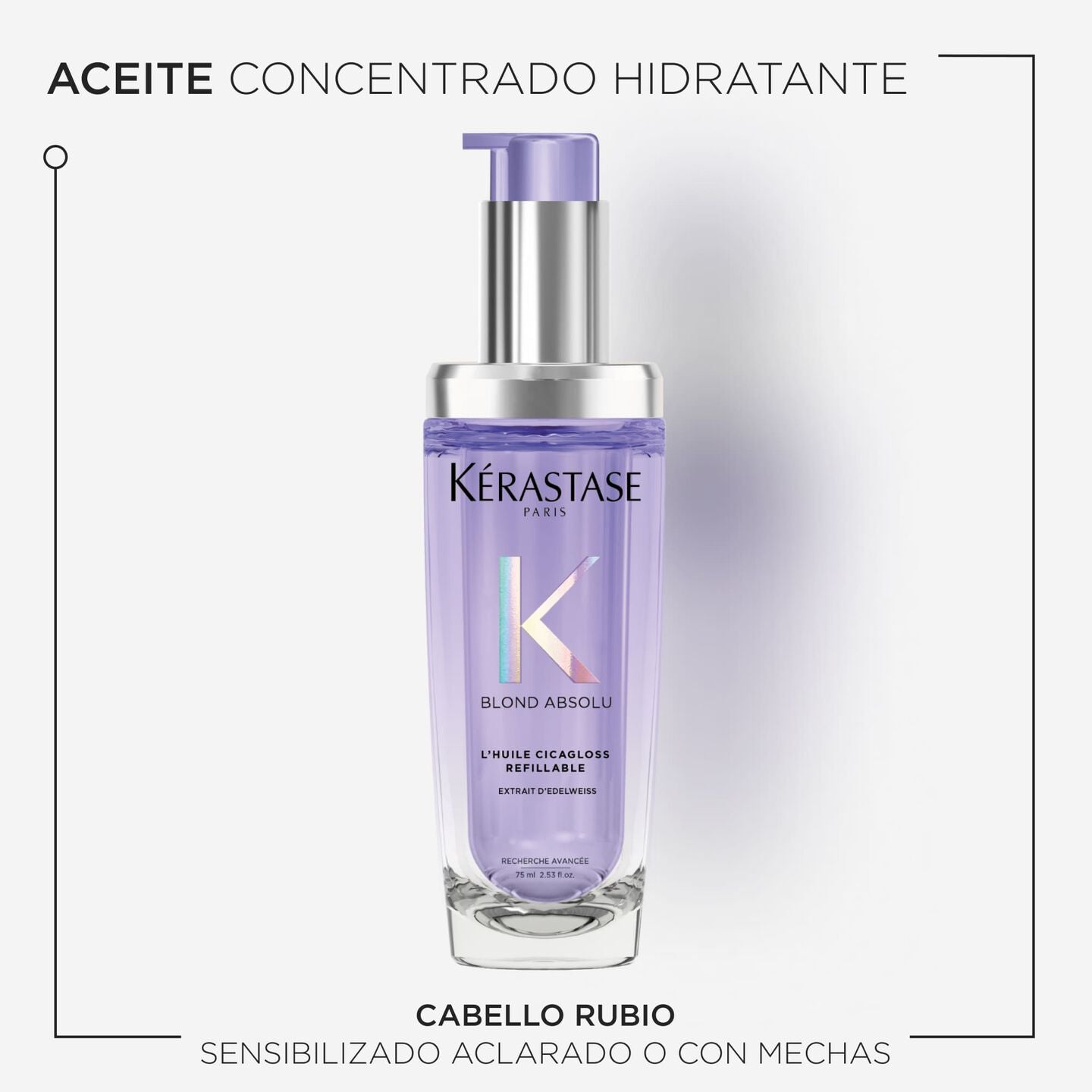 ACEITE HIDRATANTE L'HUILE CICAGLOSS RECARGABLE