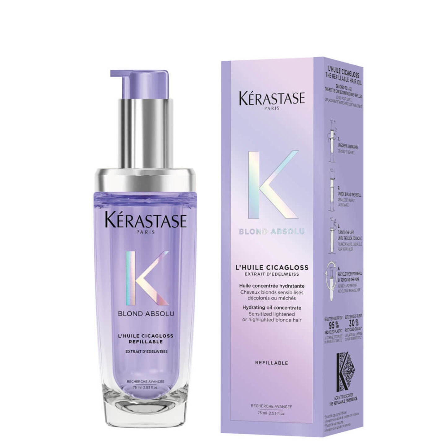 ACEITE HIDRATANTE L'HUILE CICAGLOSS RECARGABLE